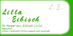 lilla eibisch business card